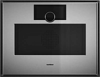 Gaggenau GM450120 — Комбинированный духовой шкаф с микроволнами Петли двери справа, нержавеющая сталь за дымчатым стеклом
